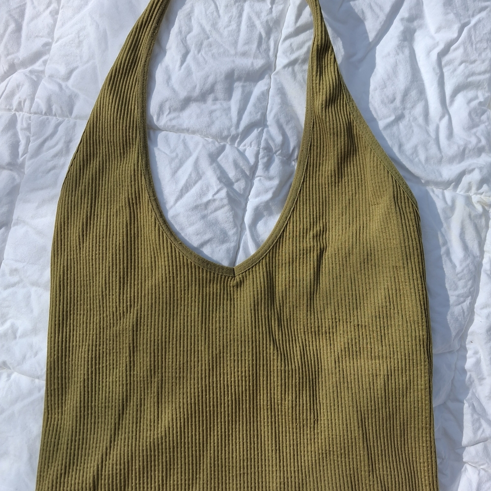 Out From Under by Urban Outfitters Stretch Crop Halter Top